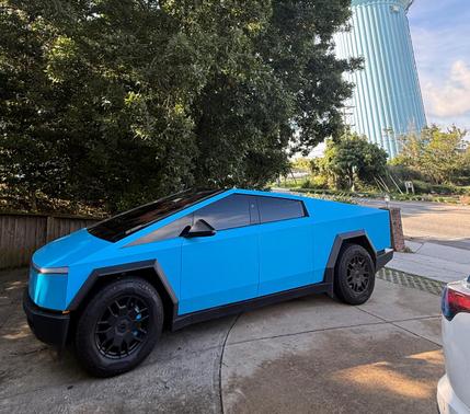 Blue 2024 Tesla Cybertruck AWD