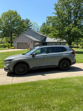Gray 2025 Honda CR-V Hybrid Sport-L