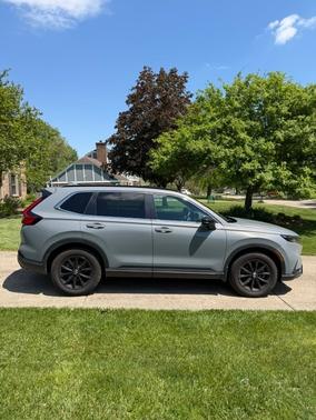Gray 2025 Honda CR-V Hybrid Sport-L