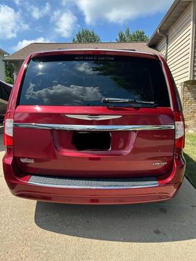 Red 2012 Chrysler Town & Country Limited