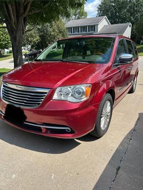 Red 2012 Chrysler Town & Country Limited