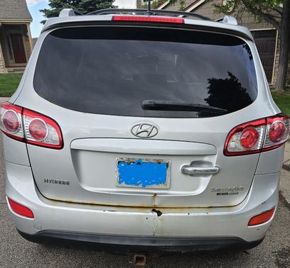 Silver 2011 Hyundai SANTA FE Limited