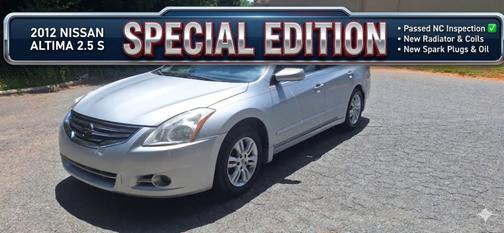 Silver 2012 Nissan Altima 2.5 S