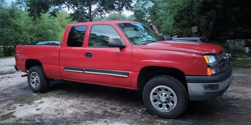 Red 2003 Chevrolet Silverado 1500 LS Extended Cab