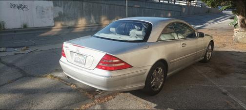 Silver 2000 Mercedes-Benz CL-Class CL500