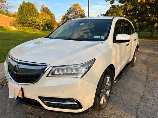 White 2014 Acura MDX 3.5L Advance Pkg w/Entertainment Pkg