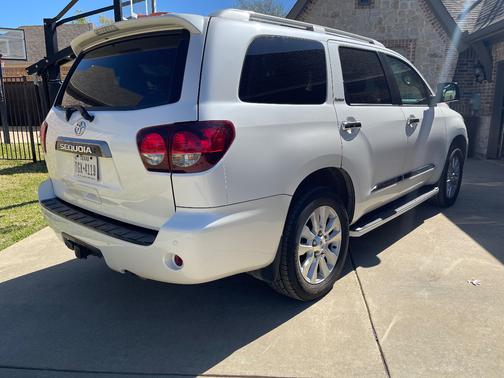 White 2021 Toyota Sequoia Platinum
