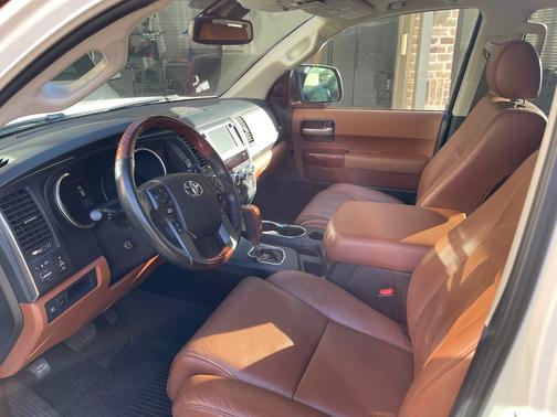 White 2021 Toyota Sequoia Platinum