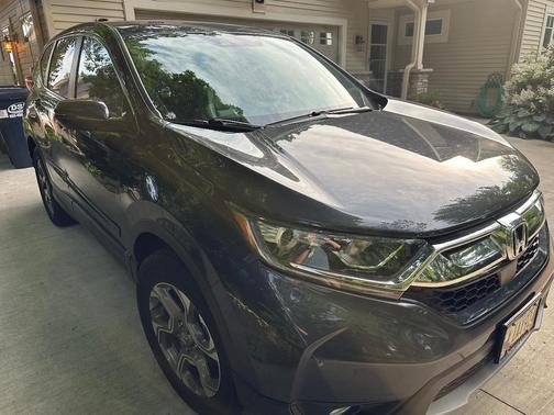 Gray 2018 Honda CR-V EX-L