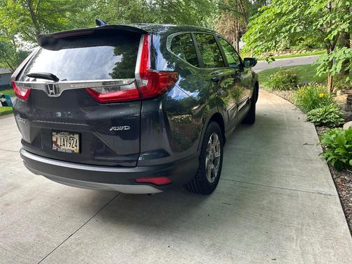 Gray 2018 Honda CR-V EX-L