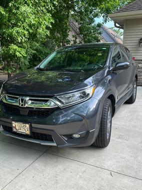Gray 2018 Honda CR-V EX-L