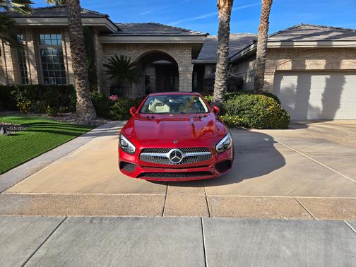 Red 2020 Mercedes-Benz SL 450 Base