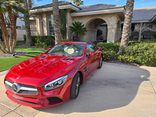 Red 2020 Mercedes-Benz SL 450 Base