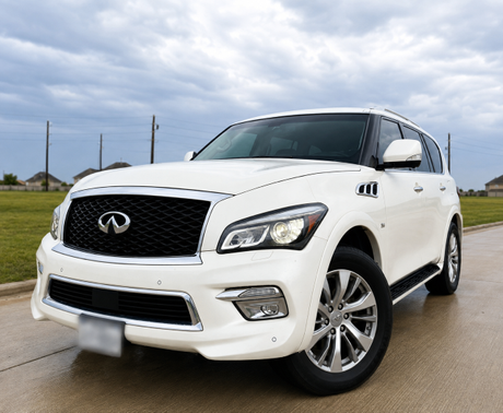 White 2017 INFINITI QX80 Base