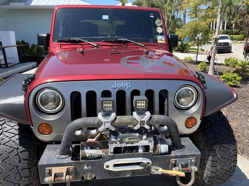 Red 2012 Jeep Wrangler Freedom Edition