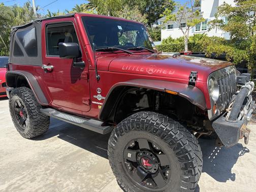 Red 2012 Jeep Wrangler Freedom Edition