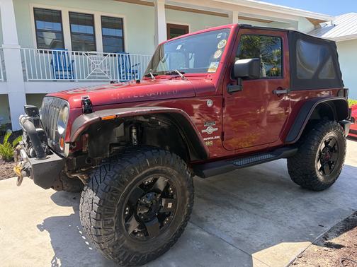 Red 2012 Jeep Wrangler Freedom Edition