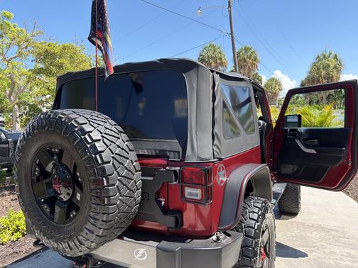 Red 2012 Jeep Wrangler Freedom Edition