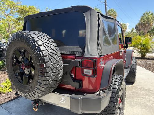 Red 2012 Jeep Wrangler Freedom Edition