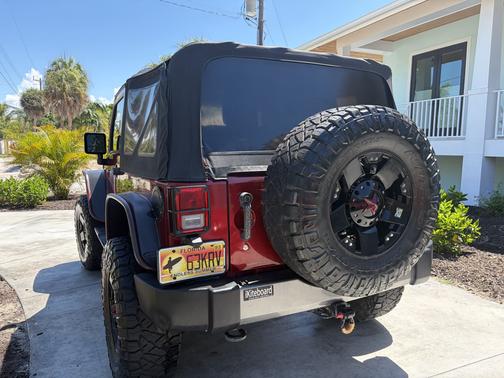 Red 2012 Jeep Wrangler Freedom Edition