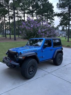 Blue 2023 Jeep Wrangler Rubicon