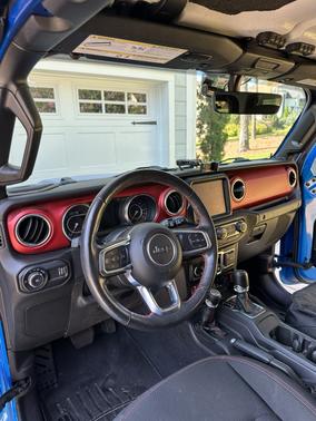 Blue 2023 Jeep Wrangler Rubicon