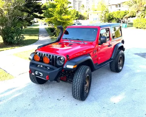 Red 2018 Jeep Wrangler Sport S