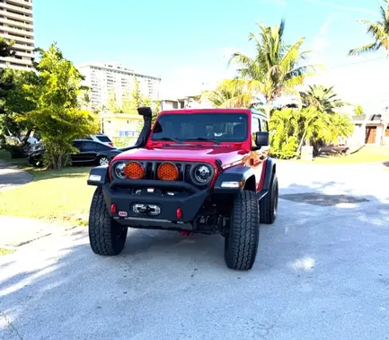 Red 2018 Jeep Wrangler Sport S