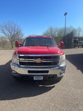 Red 2011 Chevrolet Silverado 3500 LTZ