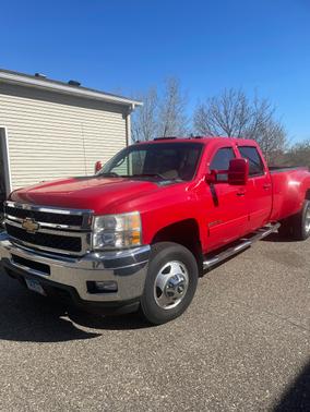 Red 2011 Chevrolet Silverado 3500 LTZ