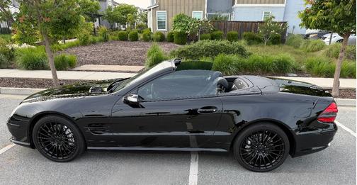 Black 2007 Mercedes-Benz SL-Class SL55 AMG