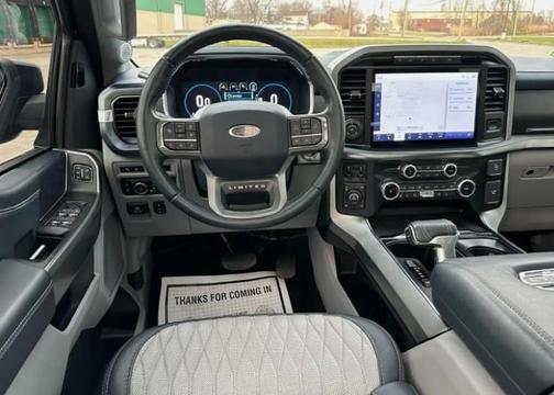 Blue 2022 Ford F-150 Limited