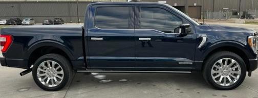 Blue 2022 Ford F-150 Limited