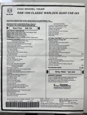 2022 RAM 1500 Classic Warlock