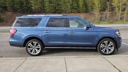 Blue 2020 Ford Expedition Max Limited