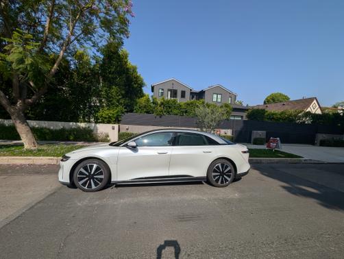 White 2025 Lucid Air Touring