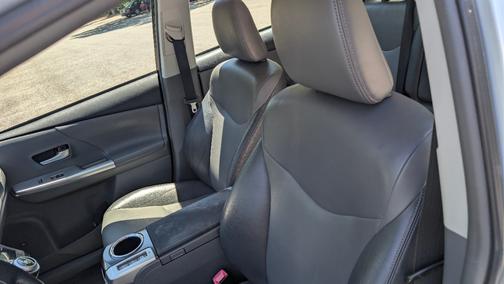 Blue 2013 Toyota Prius v Five
