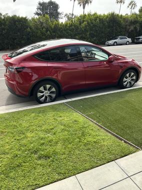 Red 2023 Tesla Model Y Long Range
