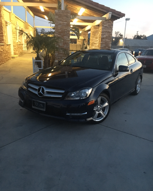 Blue 2013 Mercedes-Benz C-Class C 250