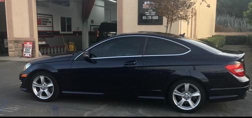 Blue 2013 Mercedes-Benz C-Class C 250