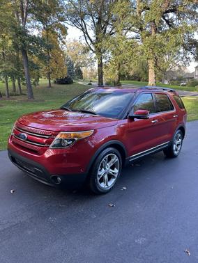 Red 2012 Ford Explorer Limited