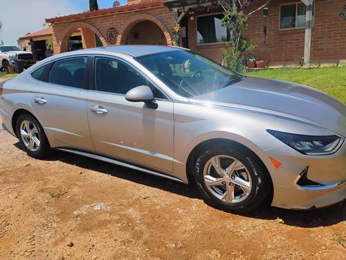 Gray 2021 Hyundai SONATA SE