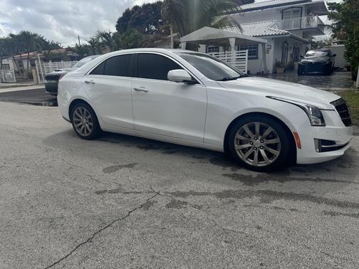 White 2018 Cadillac ATS 2.0L Turbo Luxury