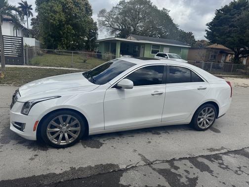 White 2018 Cadillac ATS 2.0L Turbo Luxury