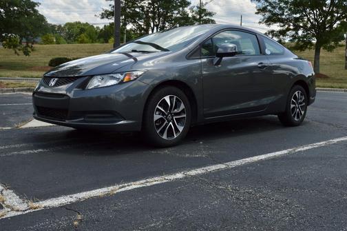 Gray 2013 Honda Civic EX