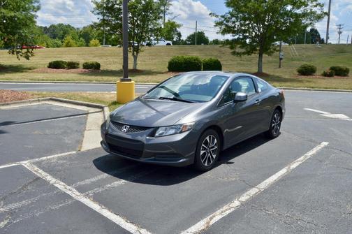Gray 2013 Honda Civic EX