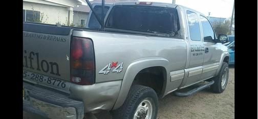 Silver 2001 Chevrolet Silverado 2500 LS H/D Extended Cab