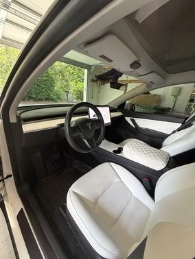 White 2020 Tesla Model Y Long Range
