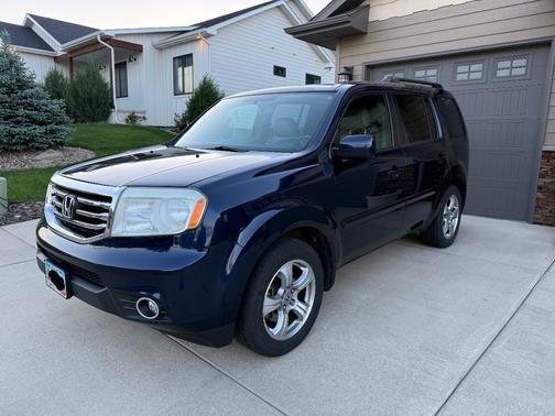 Blue 2013 Honda Pilot EX-L