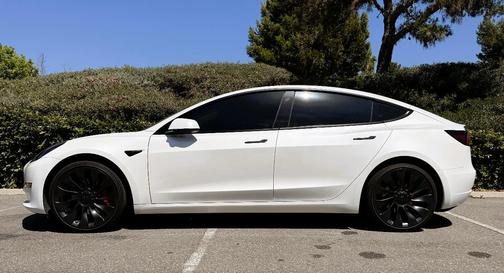 White 2022 Tesla Model 3 Performance